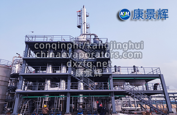 每小時處理量5噸的雜鹽廢水蒸發(fā)結(jié)晶系統(tǒng)